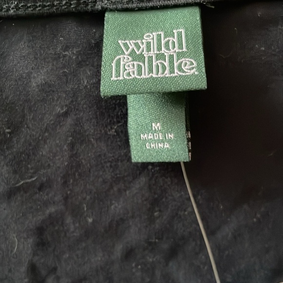 Wild Fable Black Peplum Long Sleeve Blouse - Picture 4 of 4